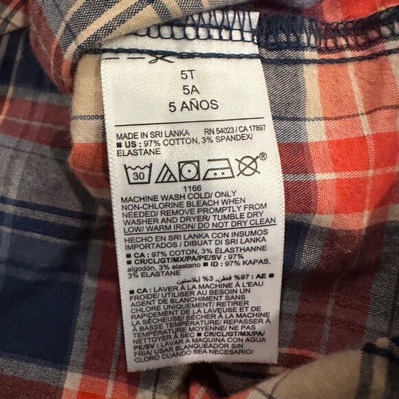 OLD NAVY CAT & JACK BOYS LONG SLEEVE BUTTON SHIRTS YELLOW BLUE 5T - Picture 4 of 9